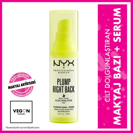 Nyx Professional Makeup Plump Right Back Primer Serum