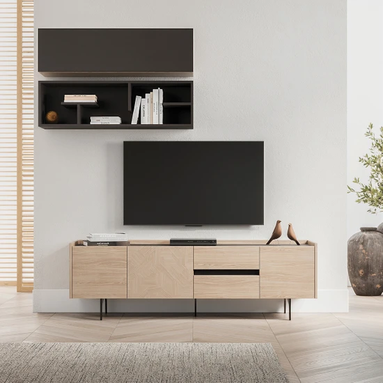 Enza Home Terra Ayaklı Tv Sehpası - Ceviz