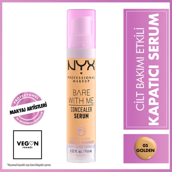 Nyx Professional Makeup Bare With Me Concealer Serum - 05 Golden