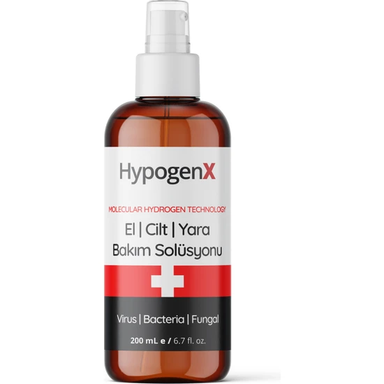 Hypogenx El Cilt Yara Dezenfektanı - 200 ml Hipokloröz Asit Bazlı