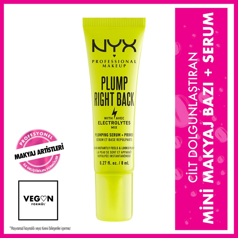 NYX Professional Makeup Plump Right Back Primer Serum Mini