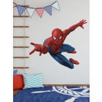Msticker Spiderman Uçan Örümcek Adam Çocuk Odası Duvar Sticker