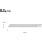 Olfa Ab-10 Standart Dar Maket Bıçağı Yedeği 10'lu