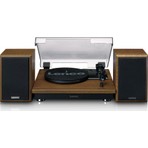 Lenco LS-100 WD Bluetoothlu Hoparlörlü Ahşap Pikap Plak Çalar