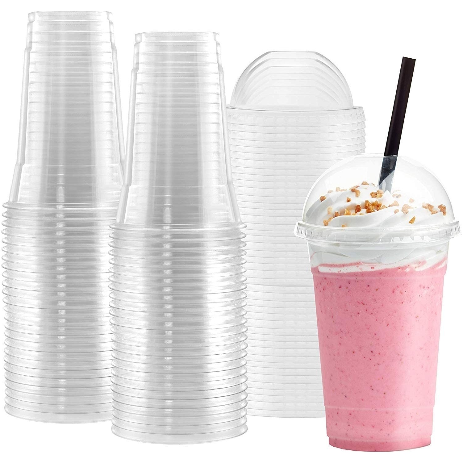 Kullan At Market 14 500CC Plastik Kapaklı Milkshake Bardağı Fiyatı