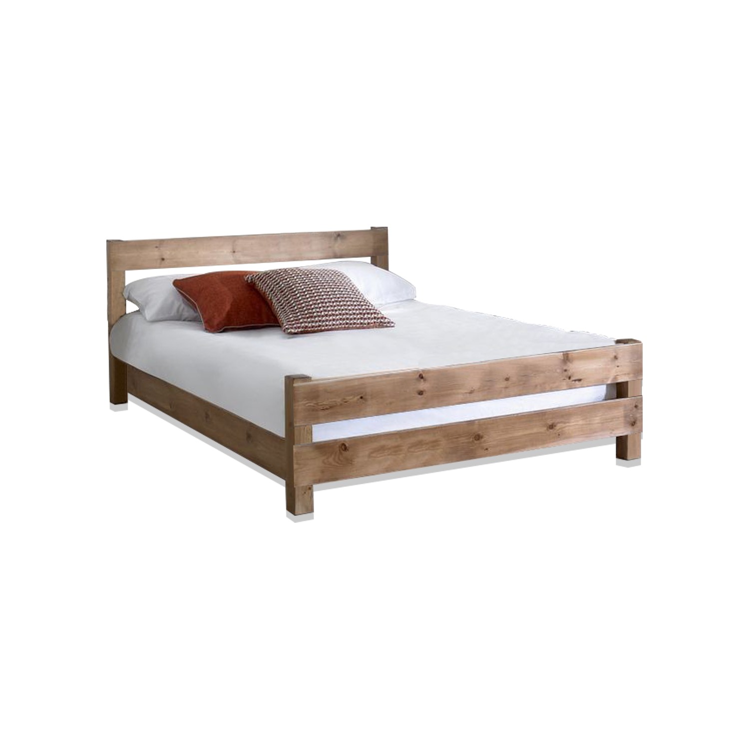 Brady Mobilya Lux Sargas Doğal Masif Ahşap Çift Kişilik Fiyatı