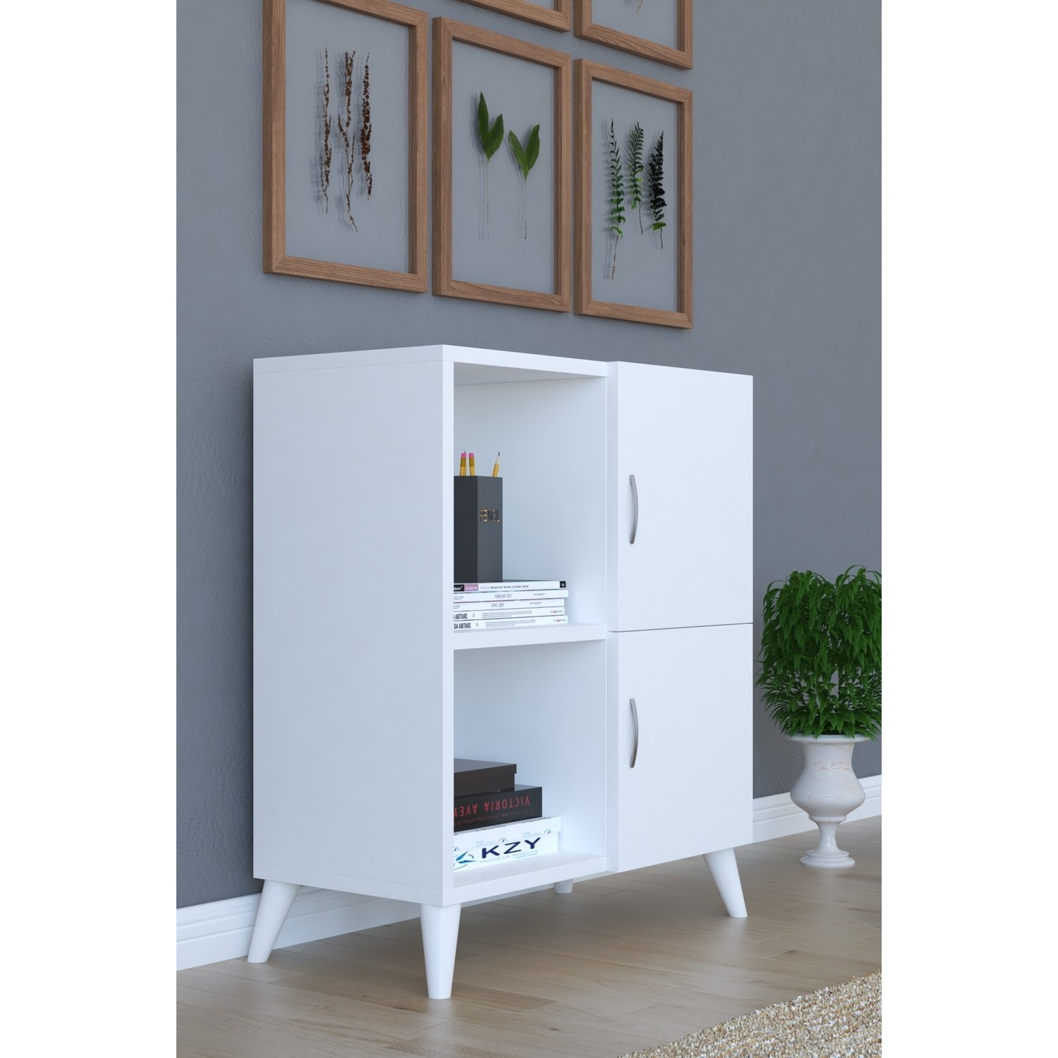 Kzy Mobilya Kzy Mobilya küp Kitaplık 4 Bölmeli Fiyatı