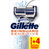 Gillette Skinguard Tıraş Makinesi + 4'lü Yedek Tıraş Bıçağı