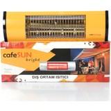 Cafesun Bright Dış Mekan Isıtıcı 2000W - Sarı