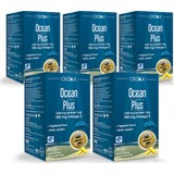 Orzax Ocean Plus 1200 Mg Balık Yağı 50 Kapsül Limon Aromalı x 5 Adet