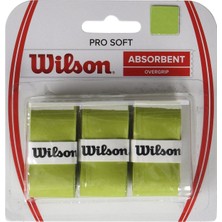 Wilson Pro Soft Overgrip 3'lü Yeşil ( WRZ4040LI )