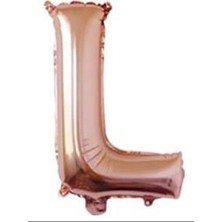 Öfn Aksesuar Rosegold "l' Harfi Folyo Balon 100 cm (40 Inc)