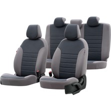 Otom V.w. Transporter T-4 1992-2003 8+1 (9 Kişi) Özel Üretim Koltuk Kılıfı Original Design Füme - Gri