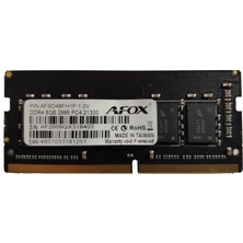 Afox AFSD48FH1P 8gb 2666MHZ CL19 1.2V Ddr4 Notebook Ram