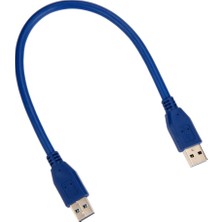 USB 3.0 Erkek Erkek Kısa USB Kablo 30 cm