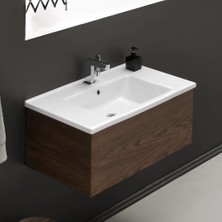 Turkuaz Cerastyle Arte Etajer Uyumlu Lavabo 85*45 cm