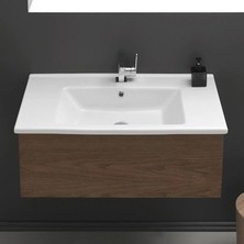 Turkuaz Cerastyle Arte Etajer Uyumlu Lavabo 85*45 cm