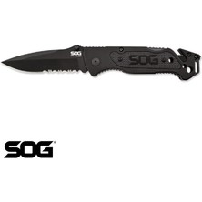 Sog Ff-25 Escape Tırtıklı Çakı - Siyah