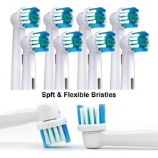 Buyfun 12'li Elektrikli Diş Fırçası Kafası Oral B ile Uyumlu