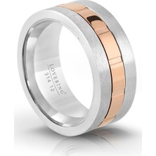 Lovering LVR314B Kadın Çelik Yüzük