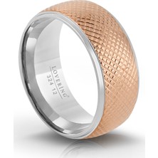 Lovering LVR324E Erkek Çelik Yüzük