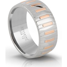 Lovering LVR326B Kadın Çelik Yüzük