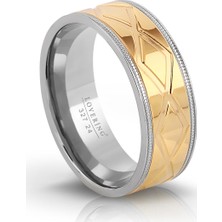 Lovering LVR327B Kadın Çelik Yüzük