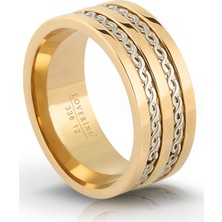 Lovering LVR328B Kadın Çelik Yüzük