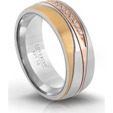 Lovering LVR401B Kadın Çelik Yüzük
