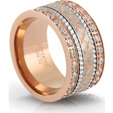Lovering LVR504B Kadın Çelik Yüzük