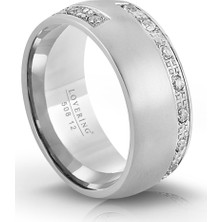 Lovering LVR508B Kadın Çelik Yüzük