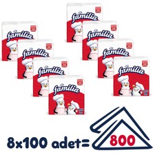 Familia 100'lü Peçete (8 Paket x 100 Yaprak)