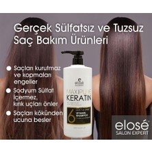 Elose Şampuan 1000 ml + Saç Bakım Sütü 250 ml + Saç Serumu 125 ml