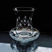 Başak Büyük Ajda Dama  Çay Takımı 12 Parça