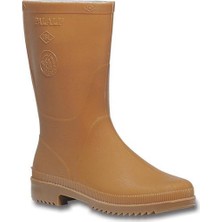 Palalı Pvc Krep Kısa Iş Çizmesi Kahve No 44-45