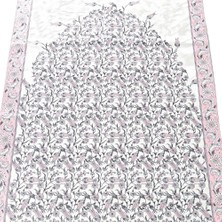 Ikranur Dini Hediyelik Çini Desen Pembe Seccade