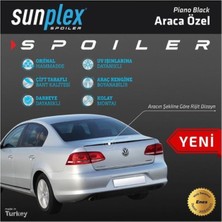 Sunplex Jetta Bagaj Üstü Spoiler Piano Black Enjeksiyon Baskı 2010-2017
