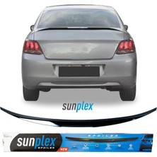 Sunplex Peugeot 301 Bagaj Üstü Spoiler Piano Black Enjeksiyon Baskı 2012-2019