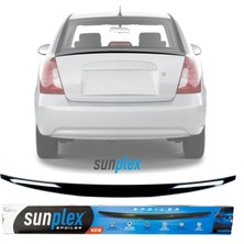 Sunplex Hyundai Accent Era Bagaj Üstü Spoiler Piano Black Enjeksiyon Baskı 2006-2013