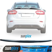 Sunplex Renault Fluence Bagaj Üstü Spoiler Piano Black Enjeksiyon Baskı 2009-..