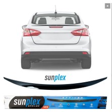 Sunplex Ford Focus 3 Sedan Bagaj Üstü Spoiler Piano Black Enjeksiyon Baskı 2011-2017