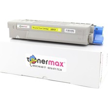 tonermax Oki C612 46507517 / C612 / C612N / C612DN Sarı Muadil Toner