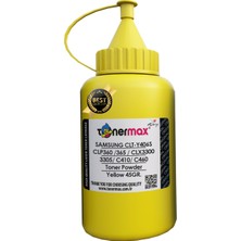 tonermax Samsung CLT-Y406S Toner Tozu Sarı/ CLP360 /CLP365 / CLX3300/ 3305/ C410/ C460