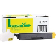 tonermax Kyocera TK-590 Sarı Muadil Toner/ FSC5250 / FSC2626 / FSC2526 / FSC2126 / FSC2016 / P6026 / M6526 / M6026