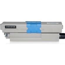 tonermax Oki C301 / C321 / MC342 44973544 Muadil Toner Siyah
