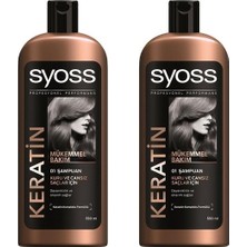 Syoss Keratın Mükemmelliği Şampuan 550 ml 2'li Paket
