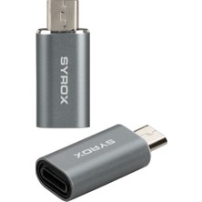 Syrox DT16 -Lightning > Micro USB Dönüştürücü
