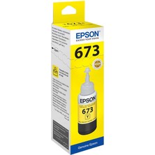 Epson T673 Sarı Mürekkep L800-L810-L850-L1800 70 ml