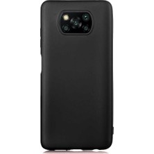 Case 4U Xiaomi Poco X3 / Poco X3 Pro Kılıf Klasik Mat Renkli Yumuşak Premier Silikon Siyah