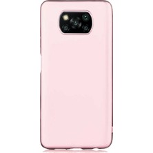 Case 4U Xiaomi Poco X3 / Poco X3 Pro Kılıf Klasik Mat Renkli Yumuşak Premier Silikon Rose Gold